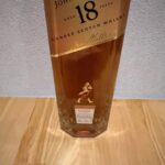 ジョニーウォーカー１８年　『フルーツやキャラメルのようなリッチなアロマが心地よい、エレガントな甘さにかすかなスモーキーさが加わった絶妙な味わい』